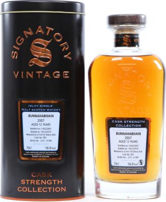 Bunnahabhain 2007 SV Cask Strength Collection 1st Fill Sherry Butt #585 58.8% 700ml