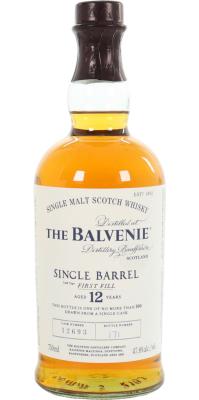 Balvenie 12yo Single Barrel 1st Fill Ex-Bourbon Barrel 12693 47.8% 750ml