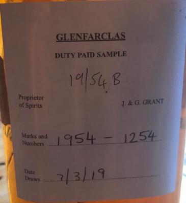 Glenfarclas 1954 #1254 42.5% 500ml