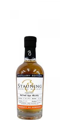 Stauning 2015 Malted Rye Whisky Cognac Finish #1305 Distillery Edition 52.6% 250ml