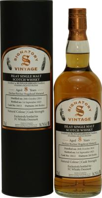 Bunnahabhain 2014 SV Dechar Rechar Hogshead Matured FC Whisky Denmark 56.7% 700ml