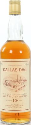 Dallas Dhu 10yo GM Licensed Bottling 40% 750ml