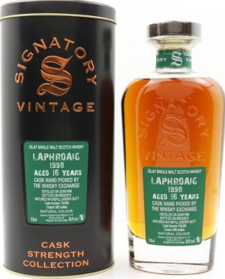 Laphroaig 1998 SV Cask Strength Collection Refill Sherry Butt #700389 The Whisky Exchange 59.9% 700ml