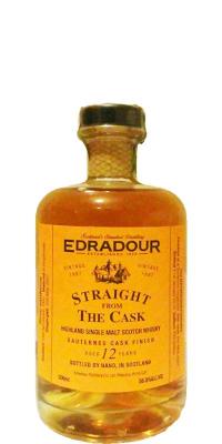 Edradour 1997 Straight From The Cask Sauternes Cask Finish Hogsheads + Sauternes Hogshead Finish 56.8% 500ml