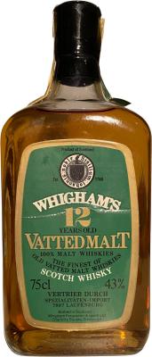 Whigham's 12yo Vatted Malt Sherry Casks 43% 750ml