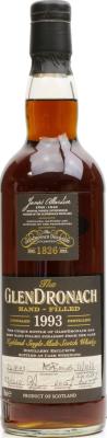 Glendronach 1993 Hand-filled at the distillery Sherry Butt #1610 60.5% 700ml