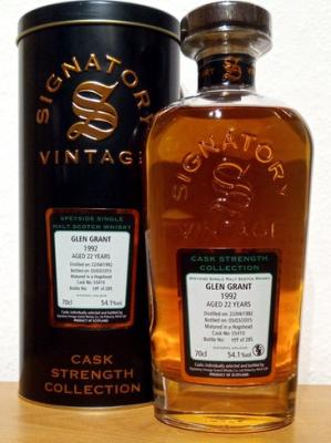 Glen Grant 1992 SV Cask Strength Collection #55410 54.1% 700ml