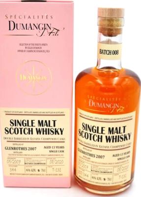 Glenrothes 2007 CDJF Single Cask Ratafia champenois T-131 46% 700ml