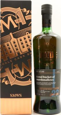 Springbank 1995 SMWS 27.111 a coal bucket of marshmallows Refill Hogshead Ex-Sherry 48.8% 700ml