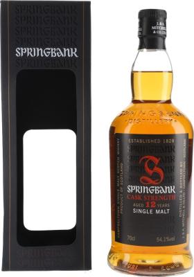 Springbank 12yo Cask Strength 54.1% 700ml