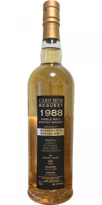 Glen Keith 1988 MMcK Carn Mor Bequest Bourbon Barrel #26684 43.2% 700ml