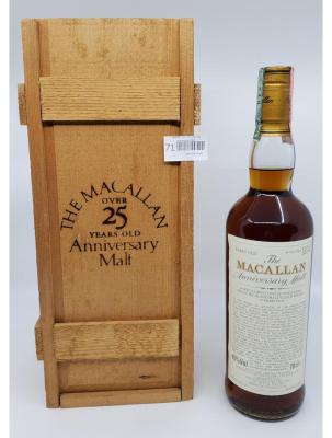 Macallan 1971 The Anniversary Malt Importato da Giovineti & Figli Milano 43% 700ml