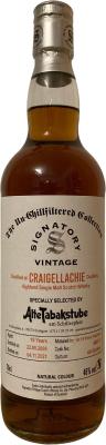 Craigellachie 2006 SV 1st Fill Sherry Hogshead Alte Tabakstube 46% 700ml