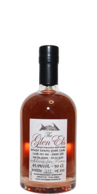 Glen Els 2008 Single Tawny Port Cask 156 Metro Exclusive 45.9% 500ml