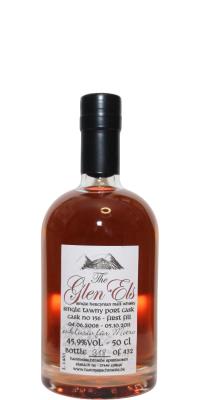 Glen Els 2008 Single Tawny Port Cask 156 Metro Exclusive 45.9% 500ml