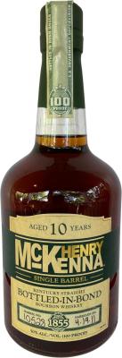 Henry McKenna 10yo New charred white oak barrel #10528 50% 750ml