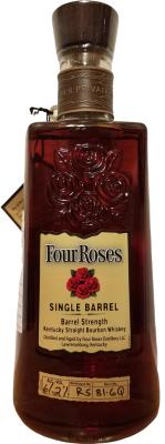 Four Roses Single Barrel Private Barrel OBSV Charred New American Oak Barrel 81-6Q Reuven Weinstein's Picks 61.2% 750ml