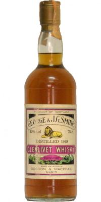 Glenlivet 1949 GM George & J.G. Smith's 40% 750ml