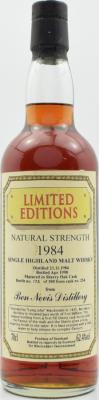 Ben Nevis 1984 BA Limited Editions Sherry Oak Cask #254 62.4% 700ml