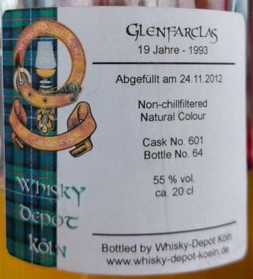 Glenfarclas 1993 WDK 601 55% 200ml