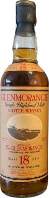 Glenmorangie 18yo Single Highland Malt Scotch Whisky Costa Pina Limitada Lisboa 43% 700ml