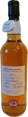 Springbank 7yo Duty Paid Sample For Trade Purposes Only Refill Gaja Rotation 08 41-1 59.2% 700ml