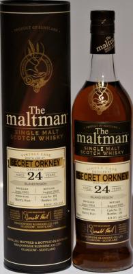 Secret Orkney Distillery 1995 MBl The Maltman Sherry Butt #101 49.9% 700ml
