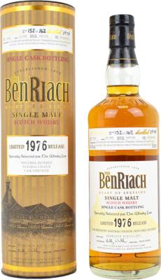 BenRiach 1976 Single Cask Bottling 33yo #3558 The Whisky Fair 47.4% 700ml