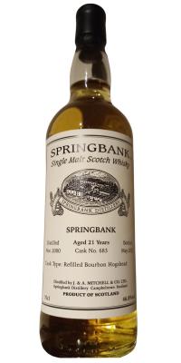 Springbank 2000 Private Bottling Refilled Bourbon Hogshead 46.8% 700ml