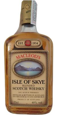 Isle of Skye Blended Scotch Whisky IM 40% 750ml