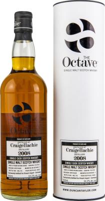 Craigellachie 2008 DT The Octave Quebec 54.2% 700ml