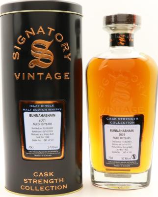 Bunnahabhain 2001 SV Cask Strength Collection Sherry Butt #1768 57.6% 700ml
