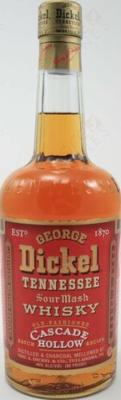 George Dickel Cascade Hollow 40% 750ml