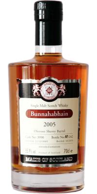 Bunnahabhain 2005 MoS Oloroso Sherry Barrel #3990 55.9% 700ml