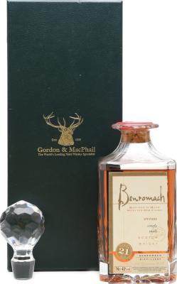 Benromach 21yo GM Refill Sherry Casks 43% 700ml