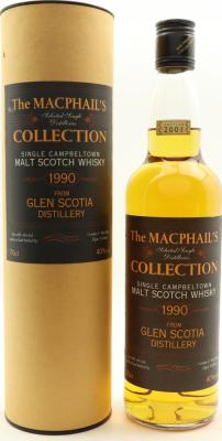 Glen Scotia 1990 GM The MacPhail's Collection 40% 700ml