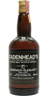 BenRiach 1966 CA Dumpy Bottle 46% 750ml