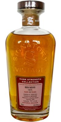 Ben Nevis 1975 SV Cask Strength Collection Bourbon Barrel #7445 63.9% 700ml