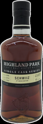 Highland Park 2006 Single Cask Series #3024 Schwiiz 3rd Swiss Edition 62.2% 700ml