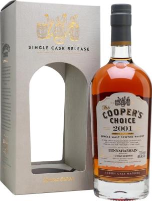 Bunnahabhain 2001 VM The Cooper's Choice Sherry Cask #1427 46% 750ml