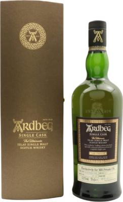 Ardbeg 2002 2nd fill Bourbon MH Private UK 52% 700ml