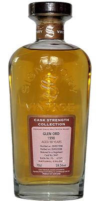 Glen Ord 1998 SV Cask Strength Collection #3447 59.5% 700ml