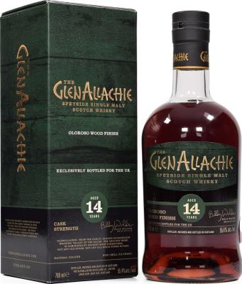 Glenallachie 14yo Wood Finish Series Oloroso Sherry Puncheons UK Exclusive 55.4% 700ml