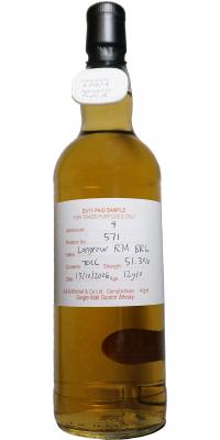 Longrow 2006 Duty Paid Sample For Trade Purposes Only Refill Marsala Barrel Rotation 571 51.3% 700ml