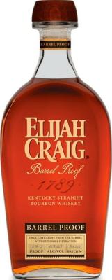 Elijah Craig 12yo Barrel Proof New Charred White Oak Batch B520 63.6% 750ml