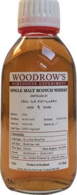 Caol Ila 2013 WroE Warehouse Experiment Am. oak bloodtub seasoned w oloroso Montilla 50% 200ml