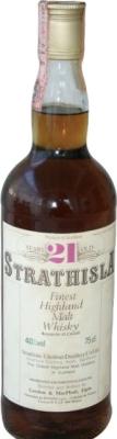 Strathisla 21yo GM Finest Highland Malt Whisky Acquavite di Cereali Importato da Co. Import Pinerolo Torino 40% 750ml