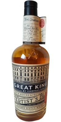 Great King Street Artist's Blend Single Marrying Cask #29 Bern's Steakhouse 49% 750ml