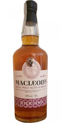 Macleod's 8yo IM Highland 40% 700ml