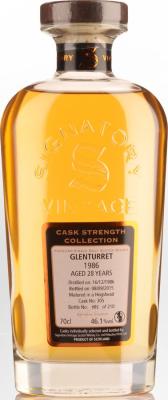 Glenturret 1986 SV Cask Strength Collection #305 46.1% 700ml